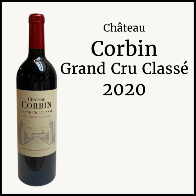 Corbin Grand Cru Classe 2020 | 750 ml | Case of 12 ($72.20/bottle)