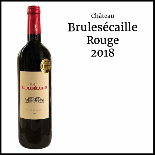 Brulesecaille Rouge 2018 | 750 ml  | Case of 12 ($24.34/bottle)